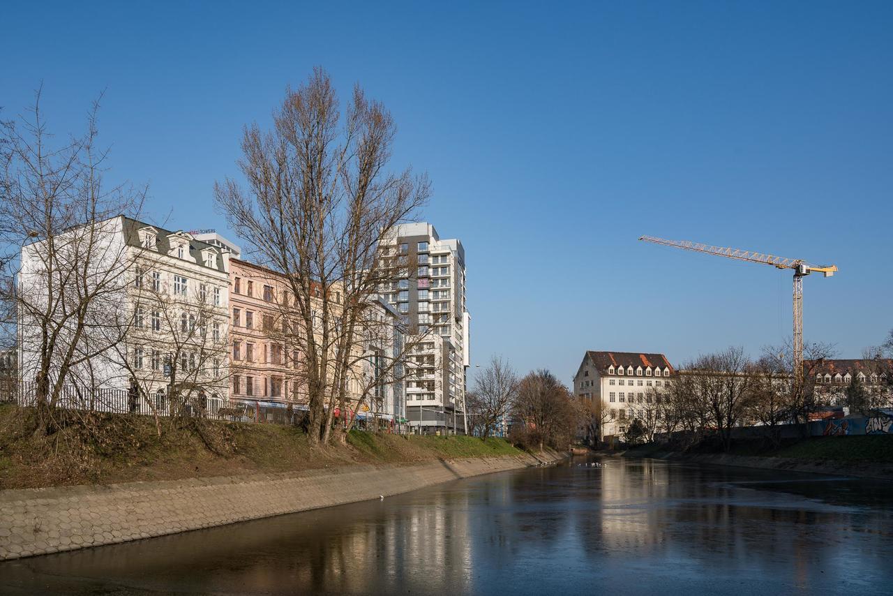 Rentplanet - Odra Tower Apartamento Wrocław Exterior foto